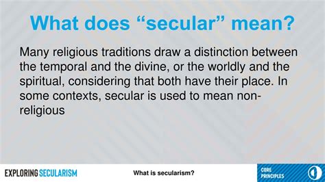 what does secular mean.